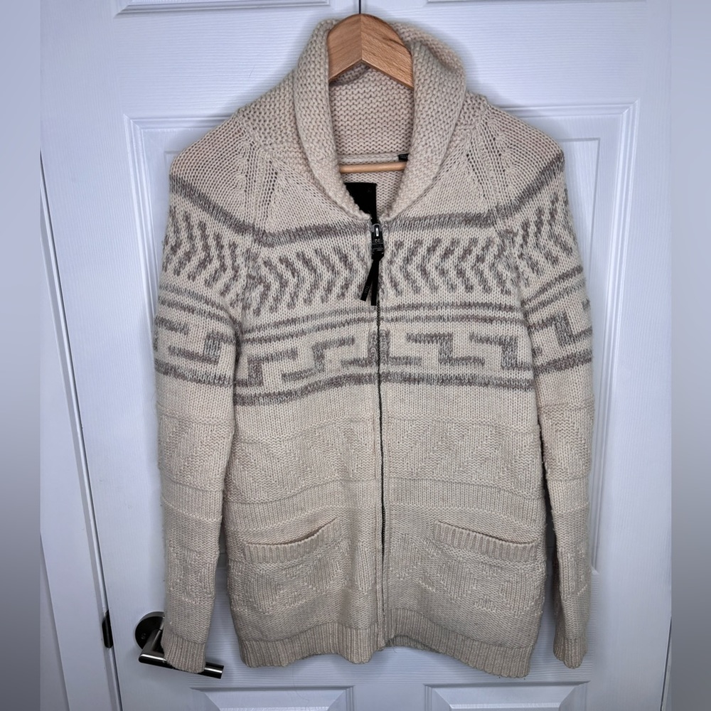 Aritzia Sea to Sky zip up cardigan sweater